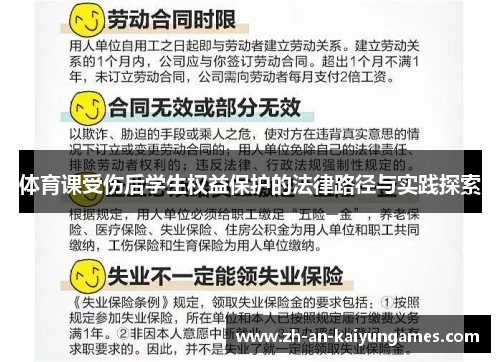 体育课受伤后学生权益保护的法律路径与实践探索