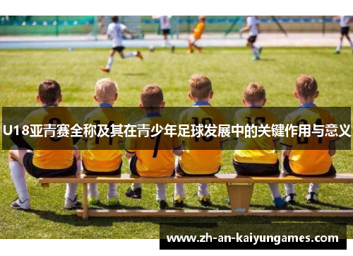 U18亚青赛全称及其在青少年足球发展中的关键作用与意义