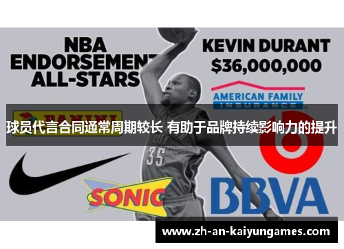 球员代言合同通常周期较长 有助于品牌持续影响力的提升
